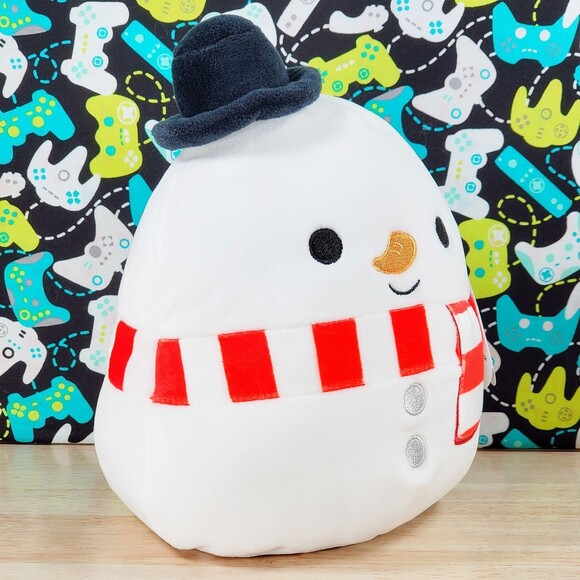 Squishmallow Manny the Christmas Snowman 8" [ 2021 ] UltraSoft Stuffed Plush - Picture 2 of 12